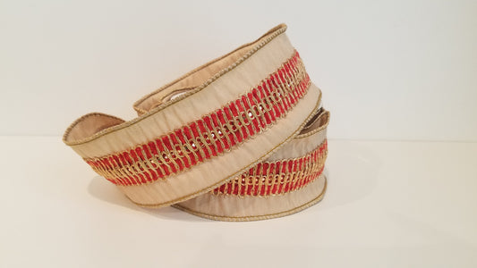 2.5" Bellamy Wired Ribbon