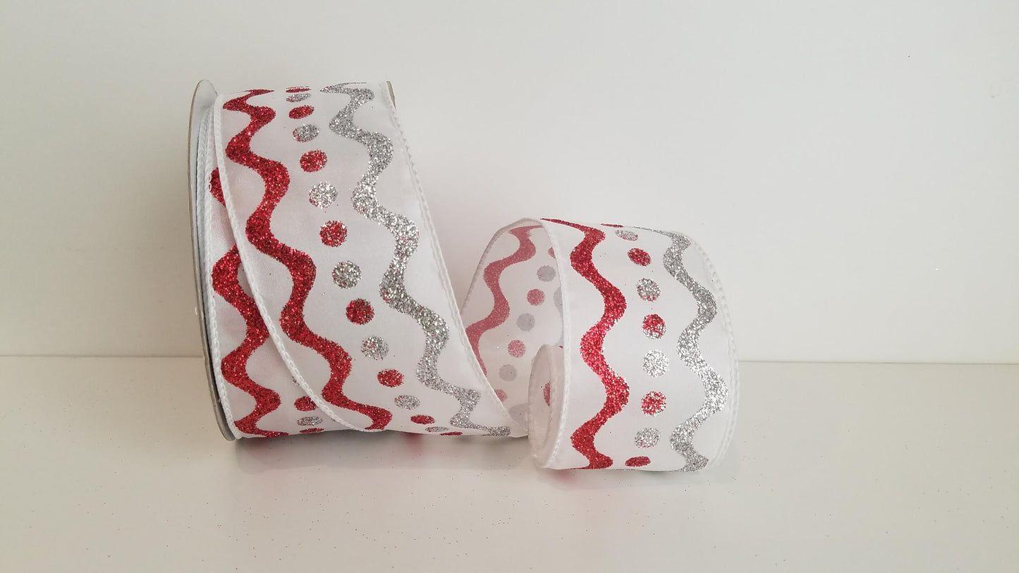 2.5" Ravenette Wired Ribbon