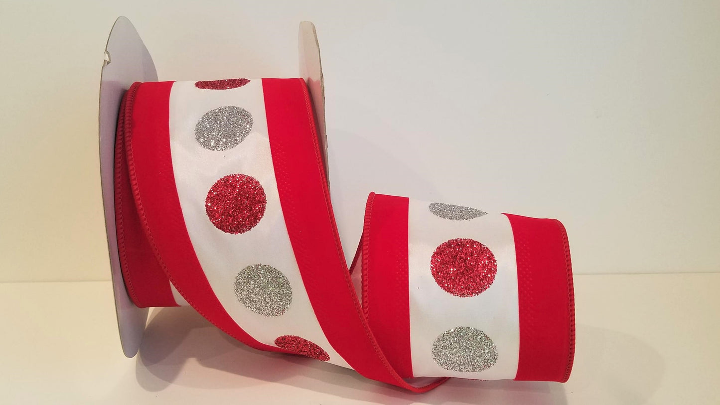 4" Conga Wired Ribbon