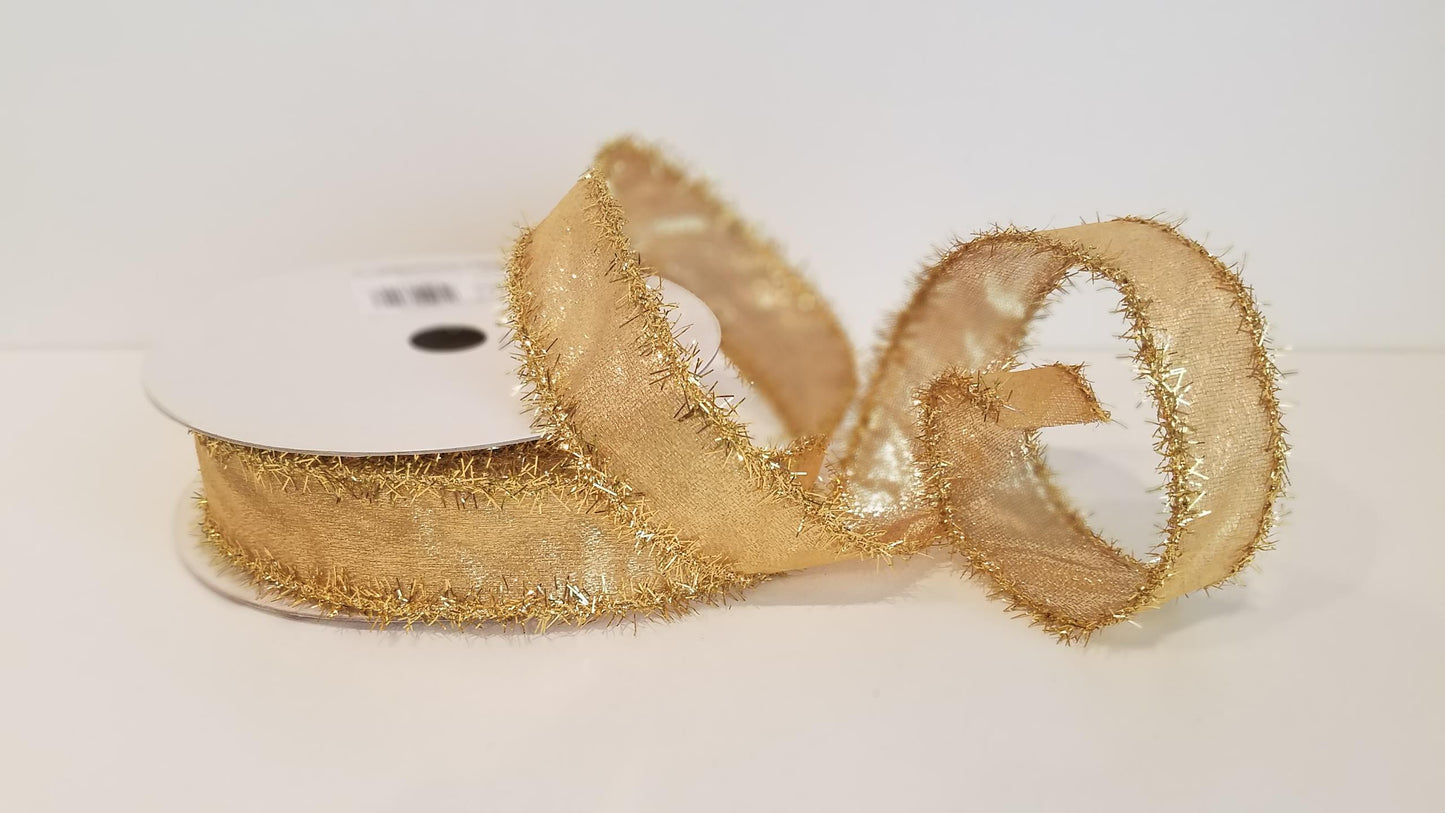 1.5" Tinseltown Wired Ribbon